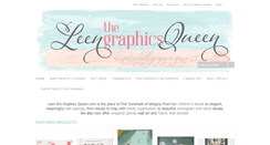 Desktop Screenshot of leenthegraphicsqueen.com